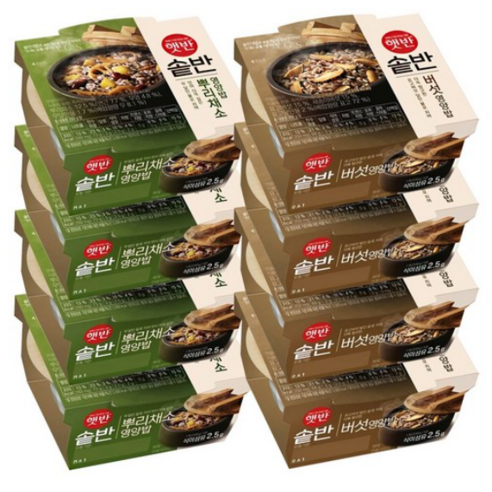 솥반 영양밥 버섯 200g x 4p + 뿌리채소 200g x 4p, 200g, 1팩