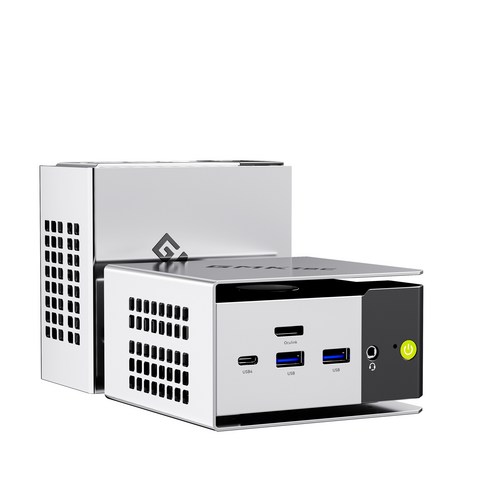 GMKtec AMD 라이젠5 PRO 6650H 미니PC 윈도우11 프로 DDR5 OCulink USB4 WiFi 6E 블루투스 5.2, NucBox M8, WIN11 Pro, 1TB, 16GB, 실버