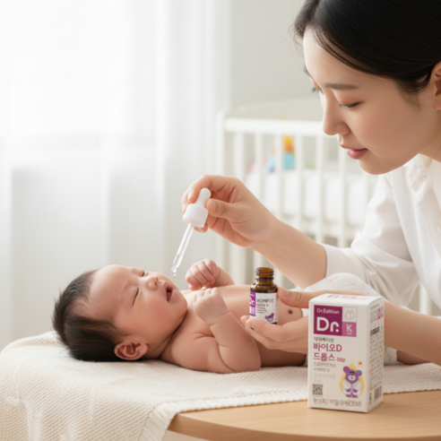 [흰여울팜] 아기유산균 비타민D 베이비 신생아 액상유산균 닥터바이오D드롭... 솔직 후기 | 실사용자 리뷰 분석 - 상품 이미지 3