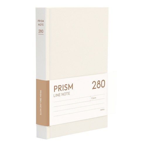 인디고 프리즘 280 라인 양장 노트 (B6 32절), 크림