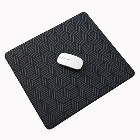 화이트 라인 마우스패드 장패드, 1개, 400X450X4MM 블랙