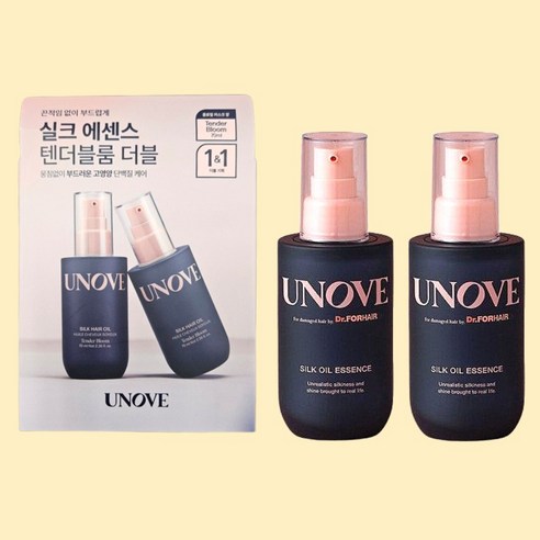어노브 실크 단백질 헤어 오일 에센스, 70ml, 2개