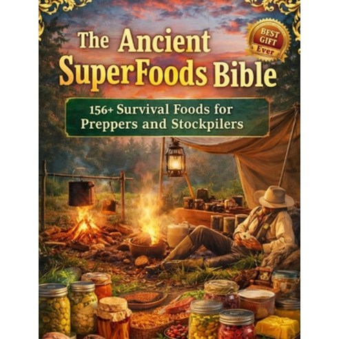 (영문도서)The Ancient SuperFoods Bible; 156+ Survival Foods for Preppers and Stockpilers Paperback, English, 9788710779980
