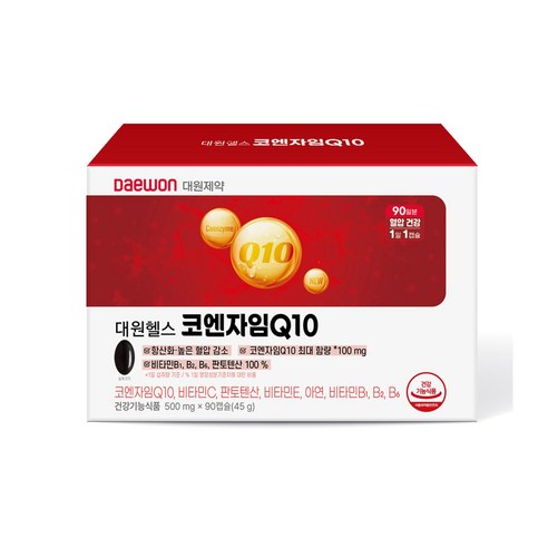 대원제약 코엔자임Q10 (3개월분 대용량), 1개, 90캡슐