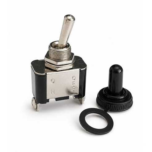 티놀지 ON-OFF 2단 토글스위치 15A 12mm 방수캡포함, 1개
