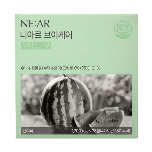 니아르 브이케어 워터멜론맛, 28정, 1박스
