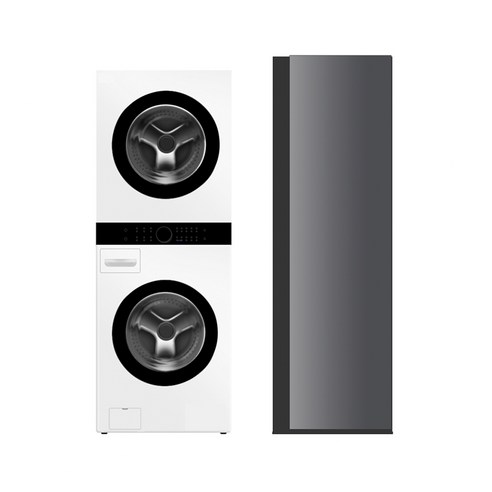 LG 트롬 오브제컬렉션 워시타워 세탁23kg 건조20kg + LG 스타일러 5벌+바지1벌 W20WANQ-5M5, 릴리 화이트 + 블랙틴트미러