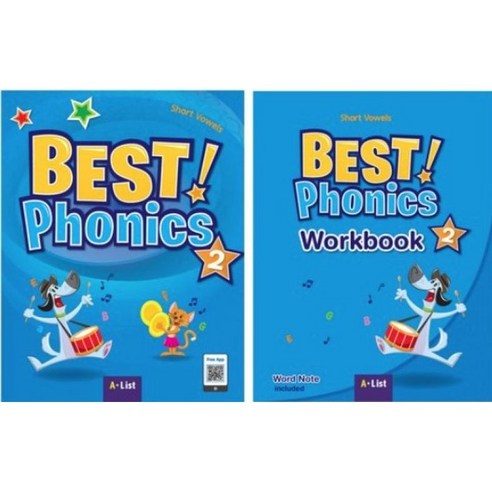 Best Phonics 2 with App 본책+워크북 (전2권), A*List, 초보자