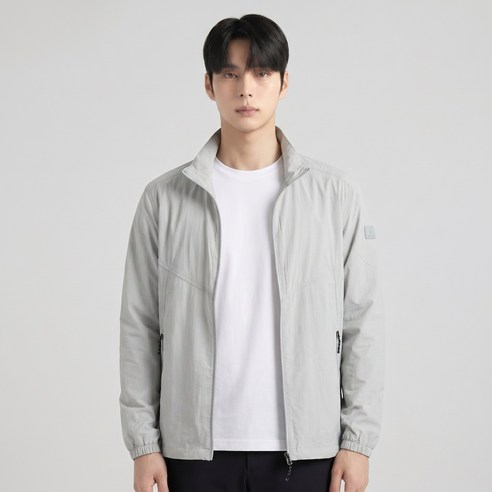 블랙야크 남성 여름 초경량 홑겹 바람막이 윈드브레이커 자켓