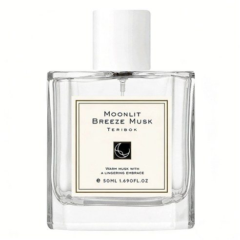 Moonlit musk 클린 화이트머스크 향수 여성 향수 1위 우디향 머스크향 니치향수 솝향 피치 오 드 퍼퓸 무성별 향수 추천 중성적인 향수 베스트 여자들이 좋아하는 남자향수, 1개, 50ml