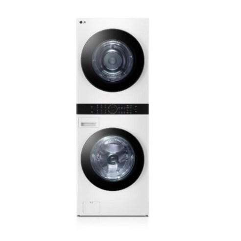 LG전자 트롬 드럼세탁기 + 건조기 + 스태킹키트 FX24GNG-GNG 24kg + 20kg 세트 방문설치, W20WH, 화이트
