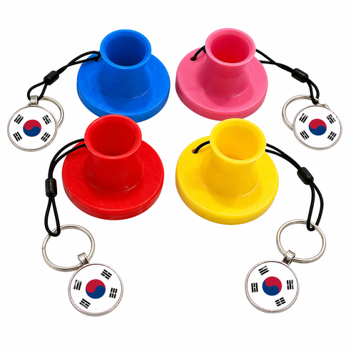 젬마 파크골프티 4개 + 티걸이 4개 분실방지 파크골프용품, 코리아, 1세트