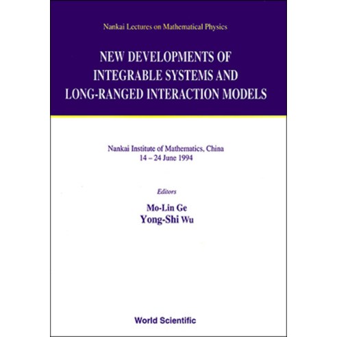 (영문도서)New Devlp of Integrable Sys & Longranged Hardcover, English, 9789810221270, World Scientific Publishing...