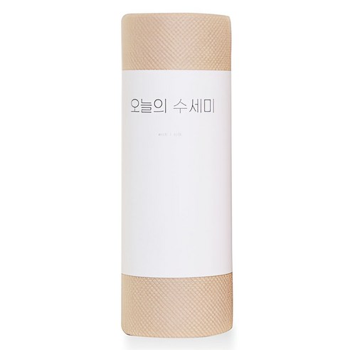하루한장 데일리 일회용 수세미 (국내생산), 1개, 60개입, 베이지