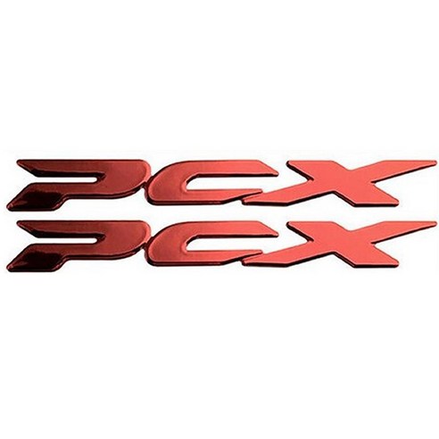 CULT 오토바이 혼다 PCX 엠블럼 스티커, 1세트, A2.PCX 엠블럼 레드