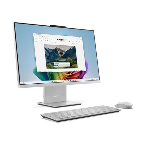 레노버 2025 아이디어센터 AIO 27AKP10 라이젠5 라이젠 200 시리즈, F0JE000RKR, Free DOS, 512GB, 16GB, Cloud Grey