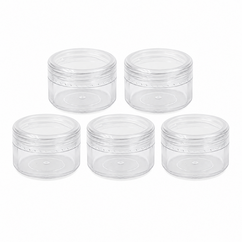 립트 화장품 소분 크림 용기 10g, 5개, 공병