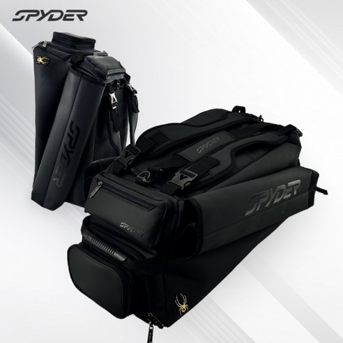 SPYDER 스파이더 프라임 하이브리드 야구백팩 (블랙), 1개, 블랙
