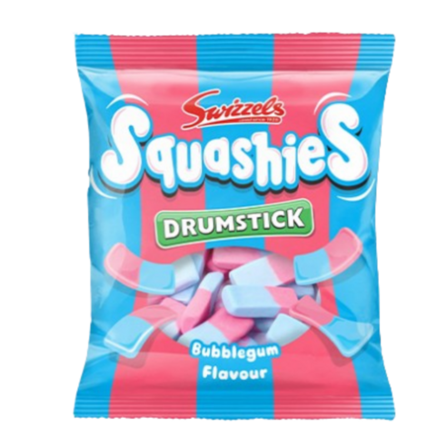 스위즐스 스쿼시 드럼스틱 영국젤리 버블검, 100g, 12개