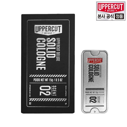 [당일발송]UPPERCUT DELUXE 어퍼컷디럭스 고체향수 Solid Cologne 어퍼컷디럭스코리아 정식수입제품, 1개