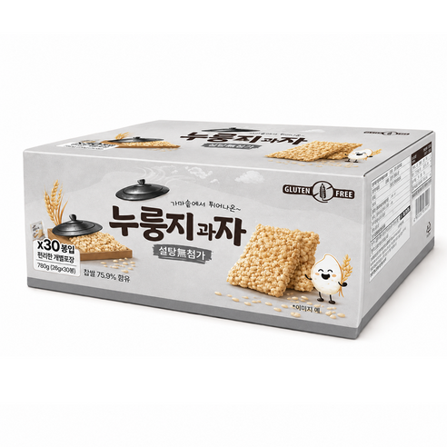 가마솥에서 튀어나온 누룽지 과자 30봉입 설탕무첨가, 1개, 780g