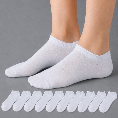 이루모아 기본 데일리 여성 남성 무지 양말 10켤레