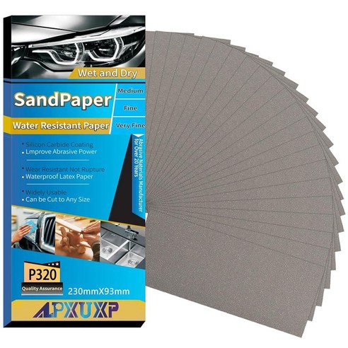 30PCS Sand Paper Variety Pack Sandpaper 12 Grits Assorted for Wood ...