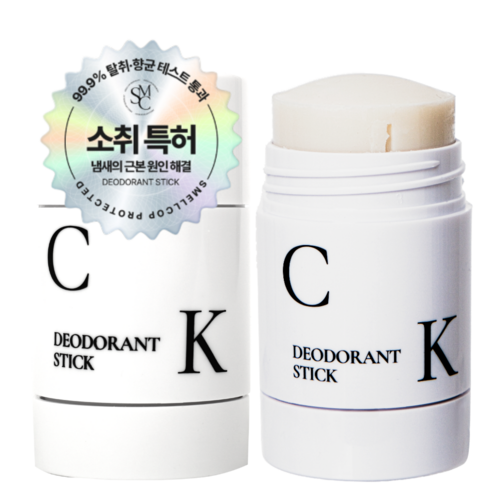 스멜캅 99.9% 겨드랑이 냄새 제거 땀억제 데오드란트 스틱, 40g, 2개