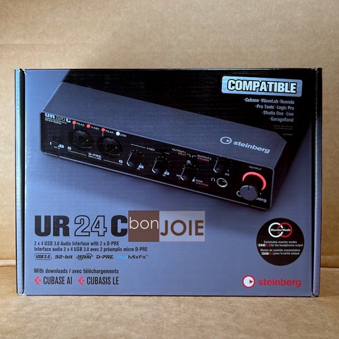 Steinberg UR24C 2x4 USB 3.0 音訊介面32-bit 192kHz 錄音介面- DJ