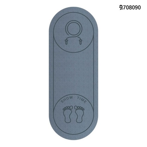 708090 요가매트10mm 12mm 줄넘기 스트래칭 TPE매트, 1개, 아이스 네이비 10mm/12mm