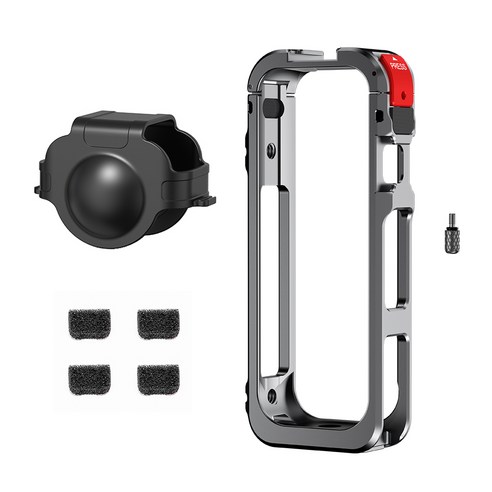 [Flymile] 인스타360 X5 유틸리티 프레임 / 알루미늄 메탈 케이지 / insta360 악세사리, 1세트, X5002