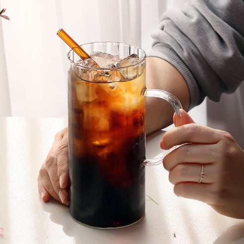 스텔라 대용량 내열유리 머그컵 750ml, 1개, 투명