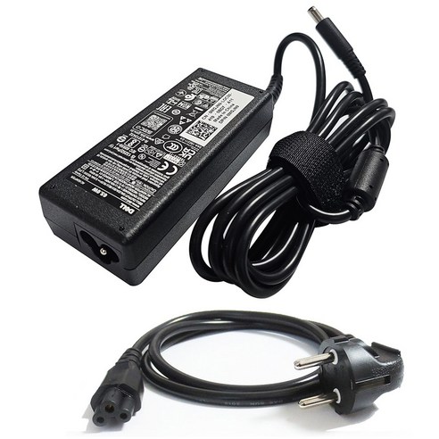 DELL 정품 노트북 어댑터 65w 팁구경 4.5x3.0 중앙핀 LA65NS2-01 충전기 3구기본제공, 어댑터 + 전원케이블, 1개