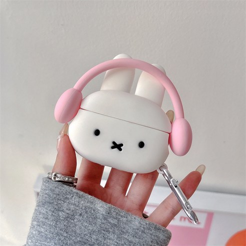 토끼 미피 헤드셋 에어팟 케이스 airpod case