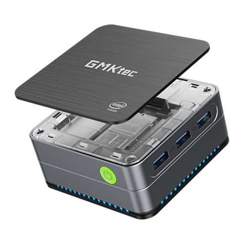 GMKtec NucBox G2 미니 PC 인텔 12세대 N100 온보드 DDR5 12GB 램
