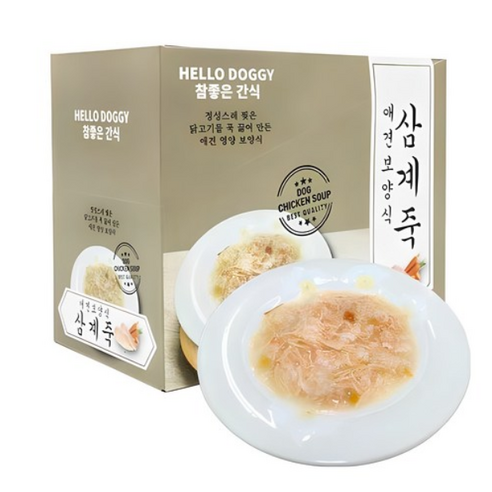 참좋은간식 삼계죽 강아지 간식 80g - 파우치