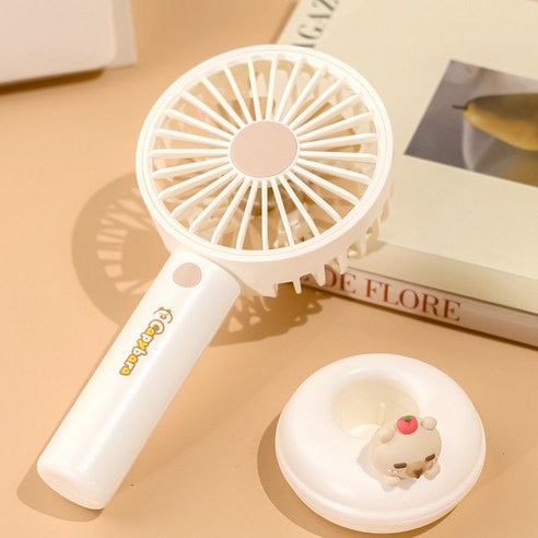 보카몬 강력 무선 선풍기 휴대용 선풍기 탁상용 선풍기 미니 선풍기, 카피바라, 9182