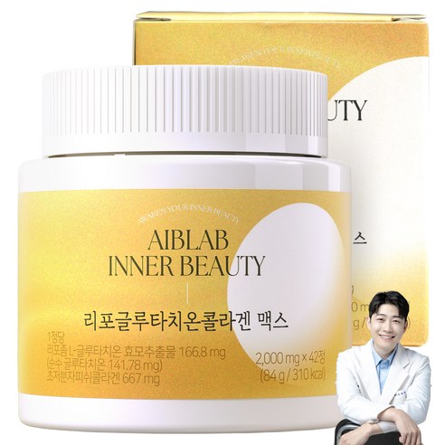 에이브랩 리포글루타치온 콜라겐 맥스, 42회분, 2개 42회분 × 2개, 개당 캡슐/정 × 수량 섬네일