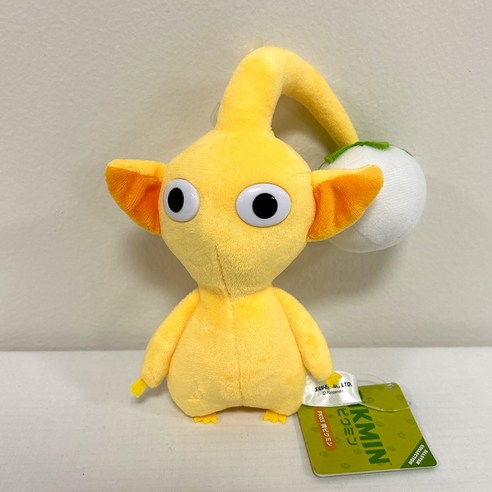 일본 정품 피크민 인형 닌텐도 캐릭터인형, 1개, 옐로우, 17cm