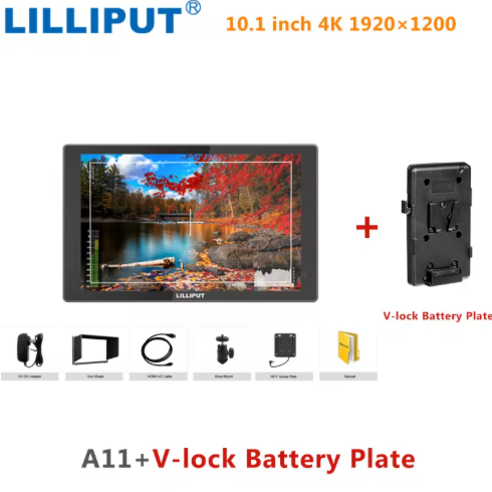 Monitor LILLIPUT A11 Da 10.1 Pollici Full HD 1920x1200 Con Ingresso 3G-SDI E HDMI Per Fotocamere DSLR E Mirrorless - 6