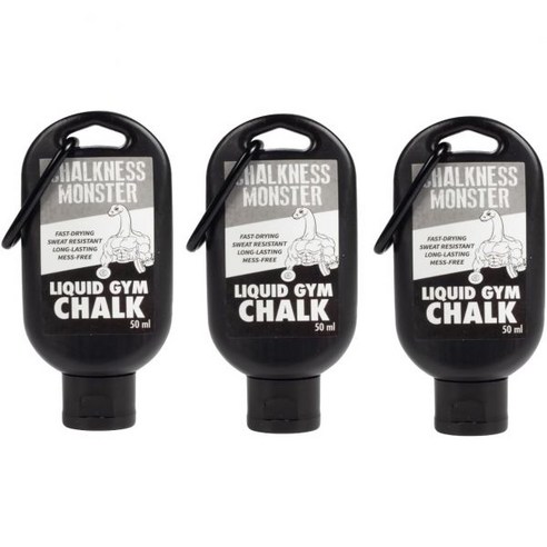 Chalkness Monster Liquid Gym Chalk - Mess-Free Premium Sweat Resistant ...