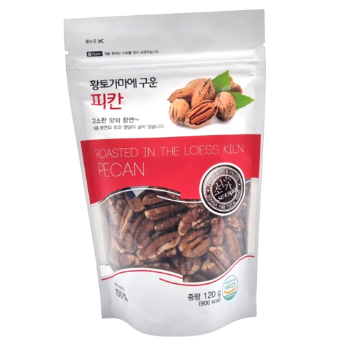 황토가마에 구운 피칸, 120g, 1개