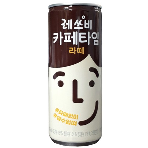 레쓰비 카페타임 라떼, 240ml, 30개