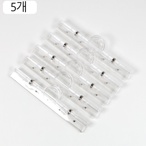 A4 자석 투명 클립, 5개, 게시판