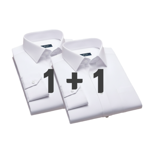 디에나모 남성용 긴팔 와이셔츠 일반핏 1+1 또는 3종세트구성(벨트+넥타이) 이미지 2