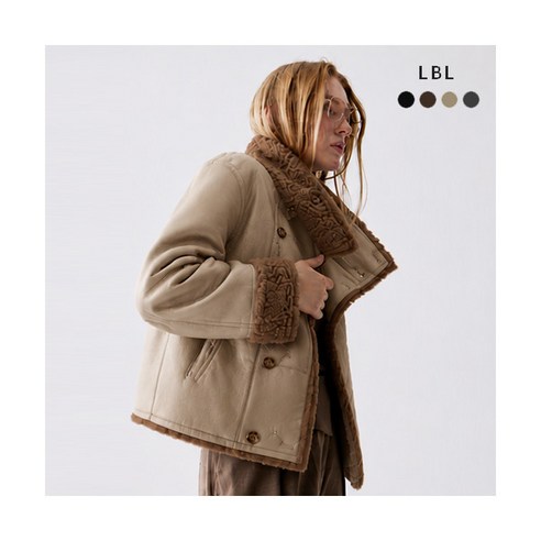 ○26FW 호주산 양모100 FAUX 무스탕 자켓