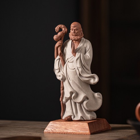 達摩祖師雕像, 達摩（彩砂款） - 傳統工藝品| 酷澎