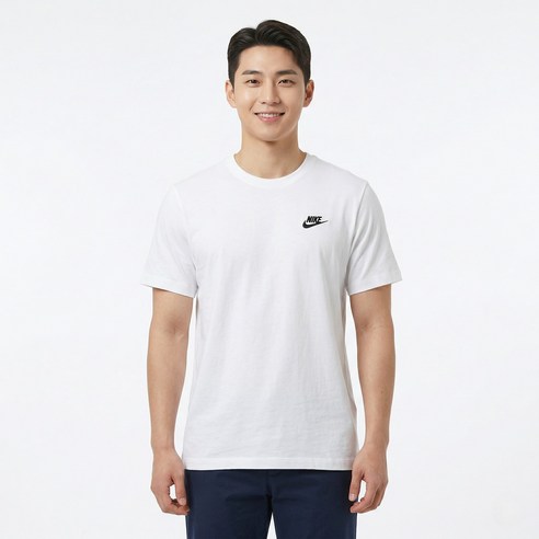 나이키 남녀공용 반팔티 기본 로고 데일리 티셔츠