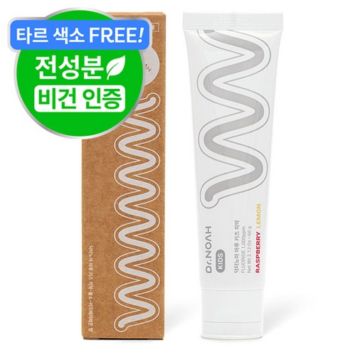닥터노아 불소 유아 아기 치약 라즈베리 레몬향, 60g, 1, 1개