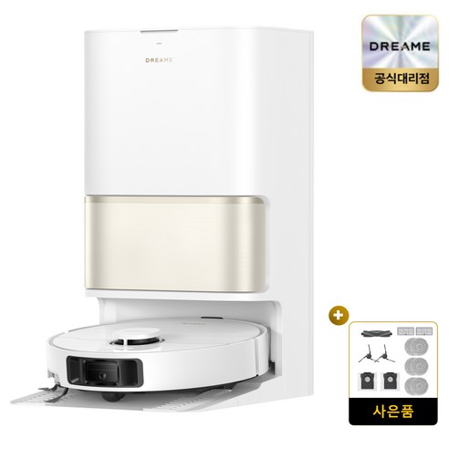 드리미 물걸레 로봇청소기 20000pa 80도 고온세척 + 악세서리키트 사은품, 화이트, L30s Pro Ultra heat